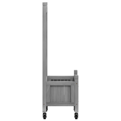 Planter | Grey | Solid fir wood, Iron | Medium | Planter | Rectangular