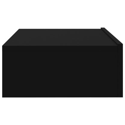 TV Cabinet with LED Lights Black 60x35x15.5 cm
