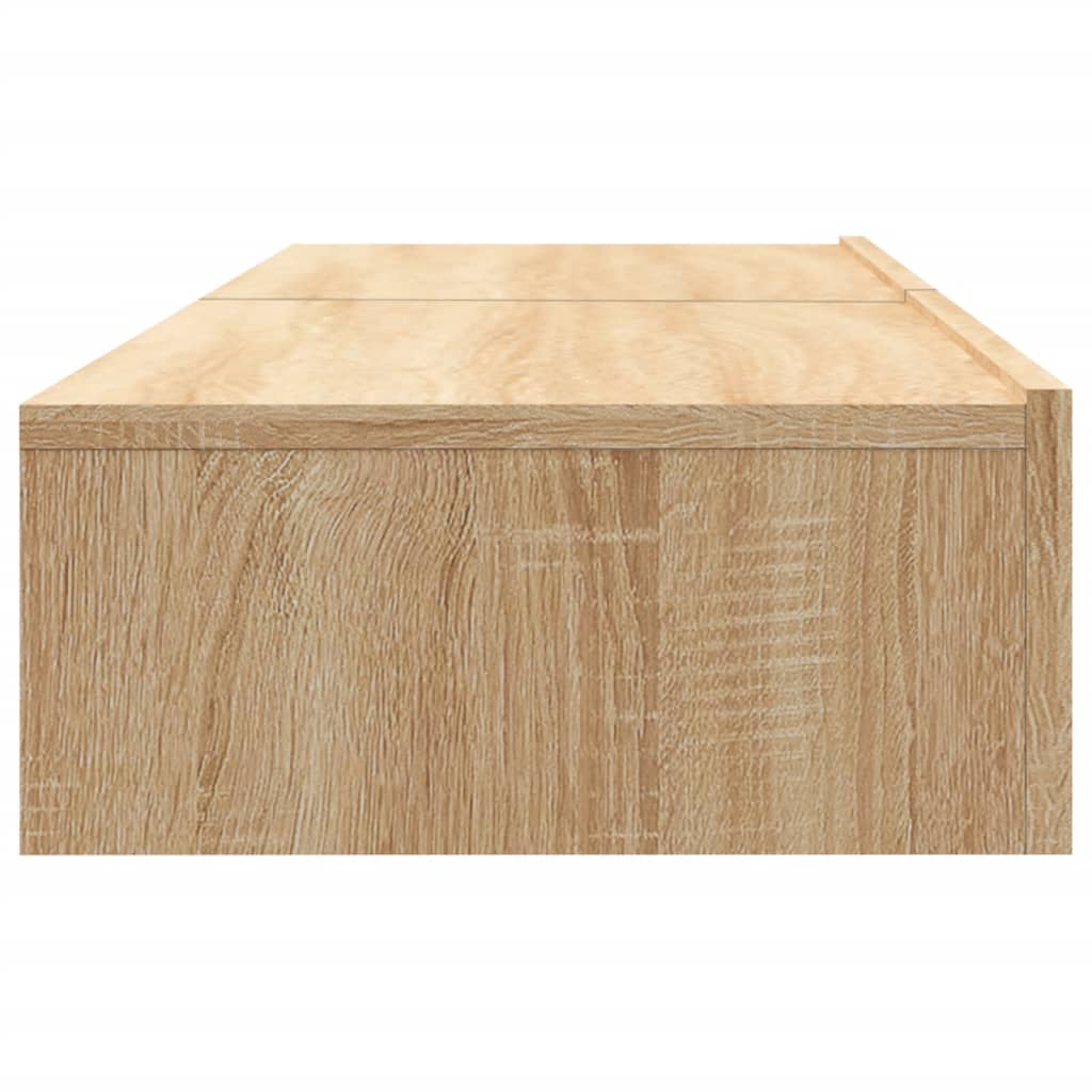 2 Piece TV Cabinet Set with LED Lights Sonoma Oak 60x35x15,5 cm