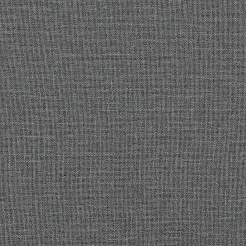 Bed Frame "Dover" Dark Grey 100x203 cm Fabric