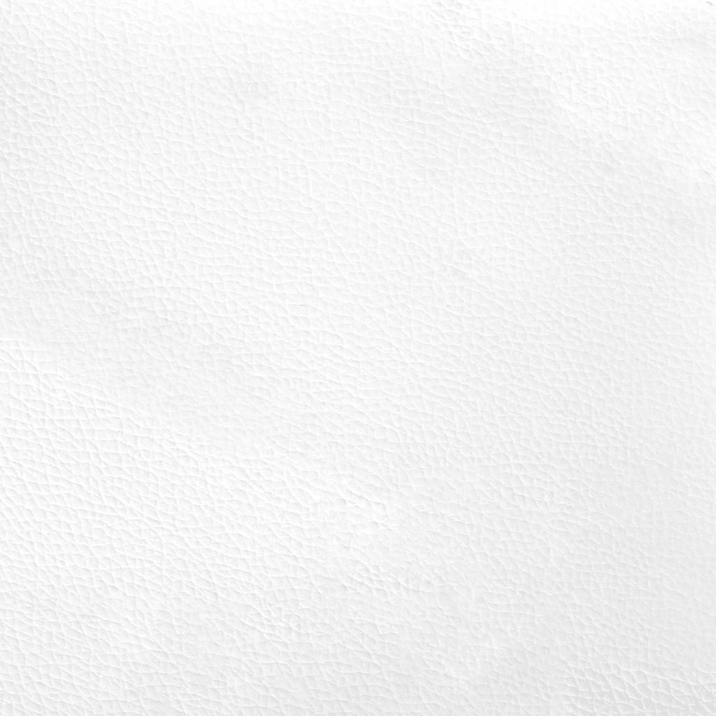 Bed Frame "Dover" White 137x190 cm Faux Leather