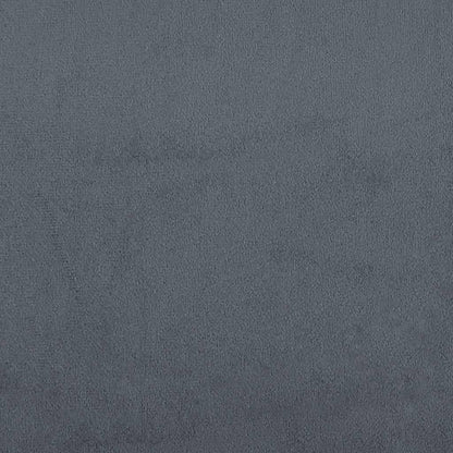 Bed Frame "Dover" Dark Grey 152x203 cm Velvet
