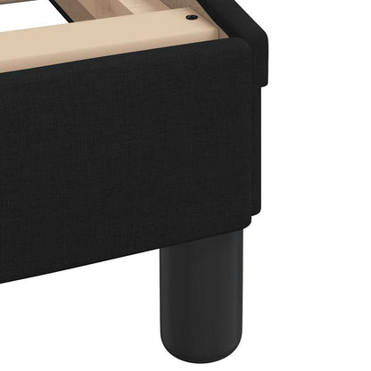 Bed Frame "Dover" Black 90x190 cm Single Fabric