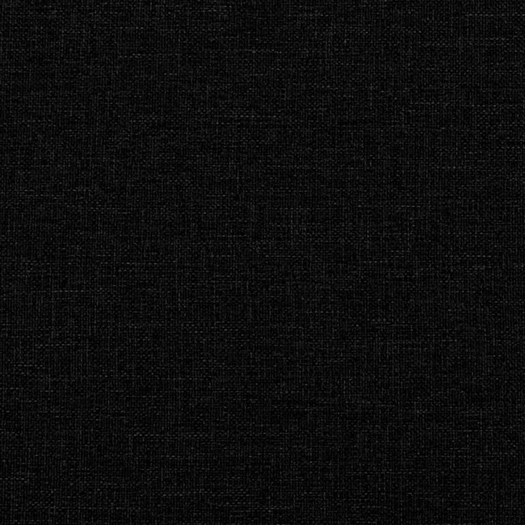 Bed Frame "Dover" Black 90x190 cm Single Fabric