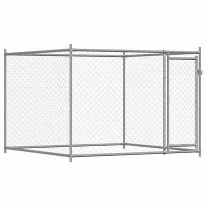 Dog Cage with Doors Grey 6x2x1,5 m Galvanised Steel