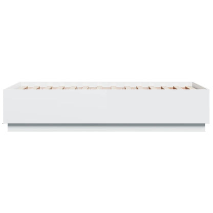 Bed Frame without Mattress White 90x190 cm Single