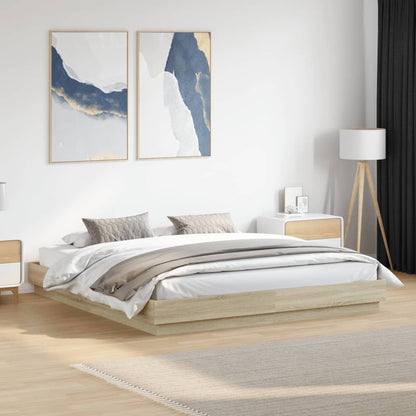 Bed Frame | Sonoma Oak | Engineered wood, Plywood | Double |  Durable