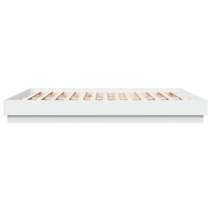 Bed Frame | White | Engineered Wood | Super King | Durable | Bed Frame