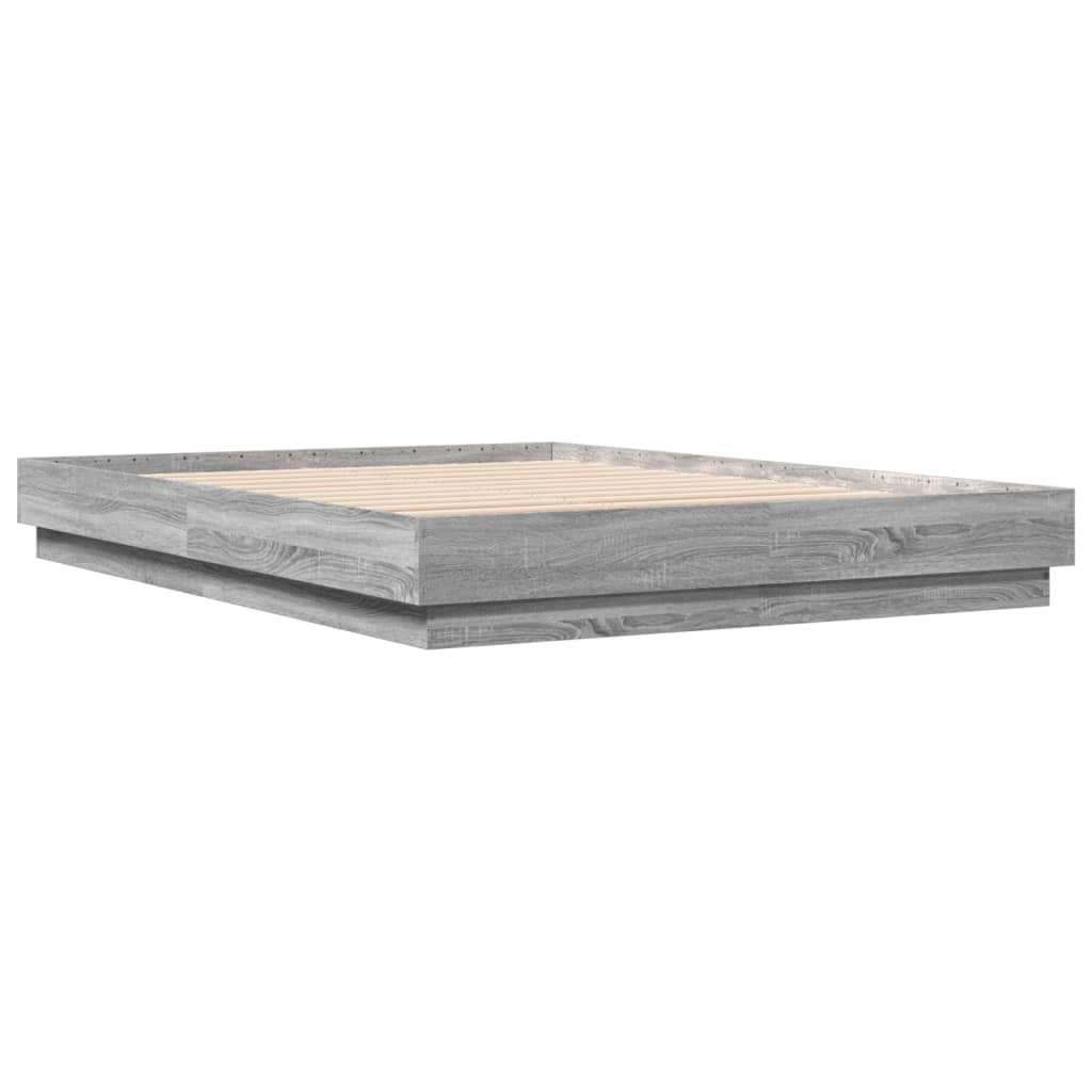 Bed Frame | Grey Sonoma | Engineered Wood | King |  Durable  | Bed Frame