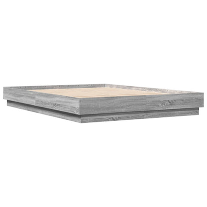 Bed Frame | Grey Sonoma | Engineered Wood | King |  Durable  | Bed Frame