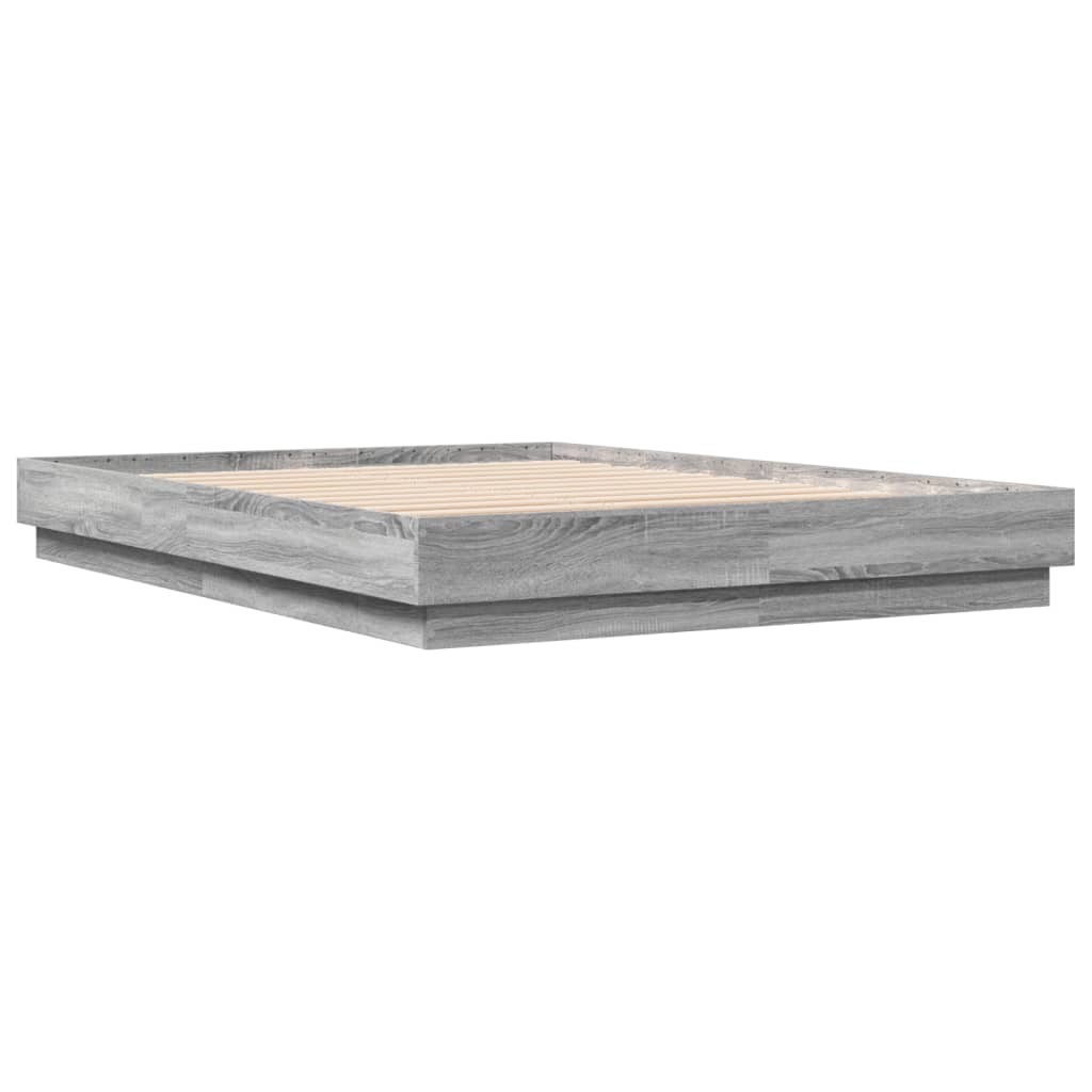 Bed Frame | Grey Sonoma | Engineered Wood | King |  Durable  | Bed Frame