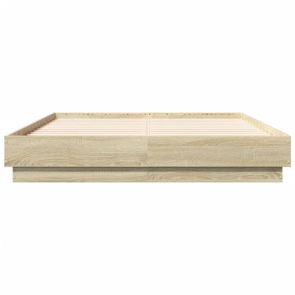 Bed Frame | Sonoma Oak | Engineered wood | Double |  Durable  | Bed Frame
