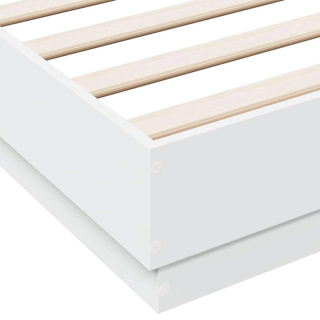 Bed Frame | White | Engineered wood | Small Double | Durable | Bed Frame