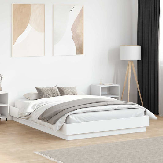 Bed Frame | White | Engineered wood | Small Double | Durable | Bed Frame