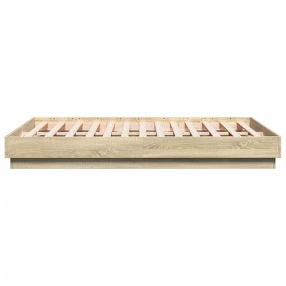 Bed Frame | Sonoma Oak | Engineered wood, Plywood | Small Double