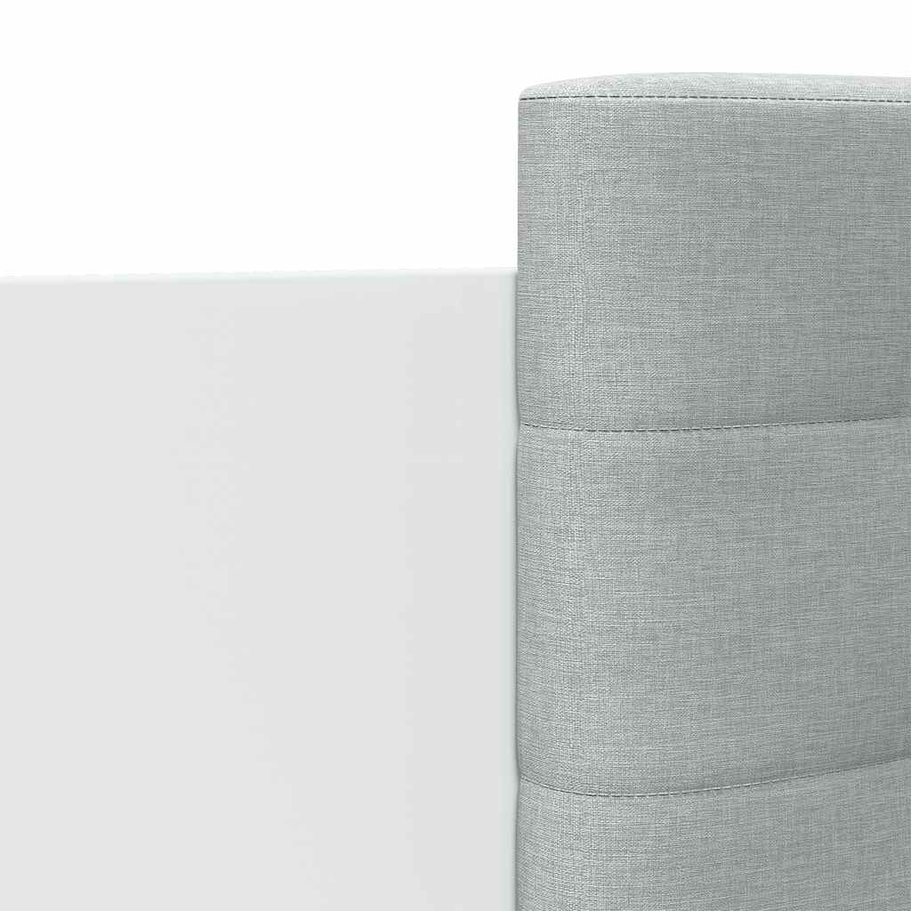 Bed Frame with Headboard White 90x200 cm Engineered Wood