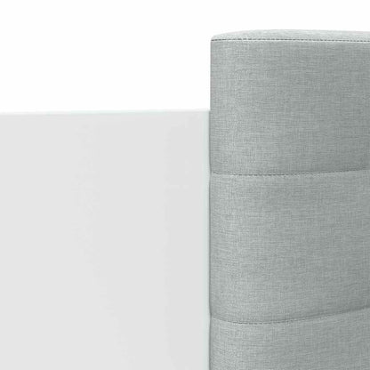 Bed Frame with Headboard White 90x200 cm Engineered Wood
