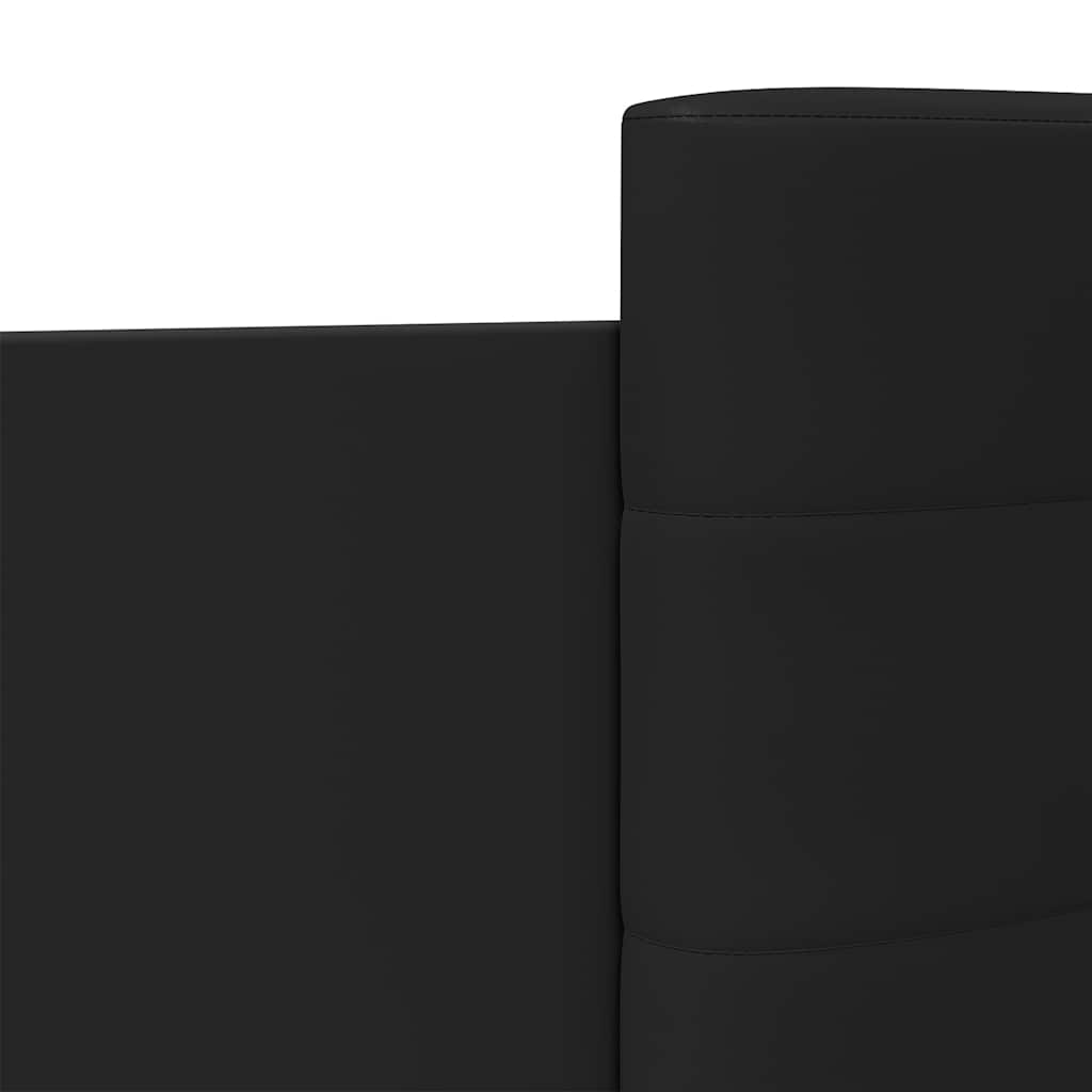 Bed Frame without Mattress Black 90x200 cm