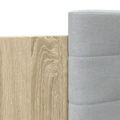 Bed Frame | Sonoma oak | Engineered wood, Plywood | 200x200 cm | Modern