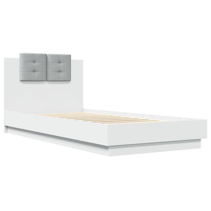Bed Frame | White | Engineered wood, Plywood | Single Bed