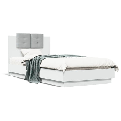 Bed Frame | White | Engineered wood, Plywood | Single Bed