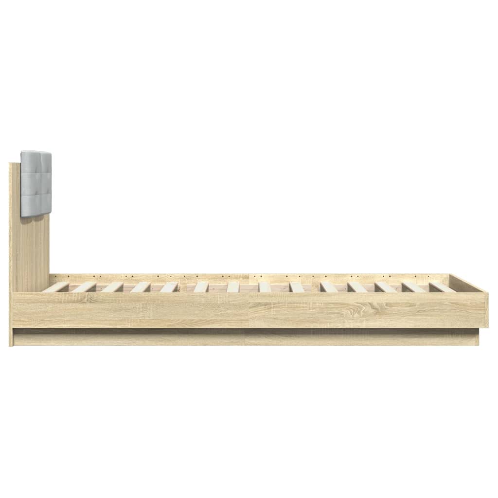 Bed Frame | Sonoma Oak | Engineered Wood | Single | Single Bed Frame