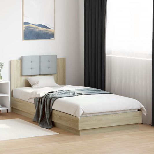 Bed Frame | Sonoma Oak | Engineered Wood | Single | Single Bed Frame