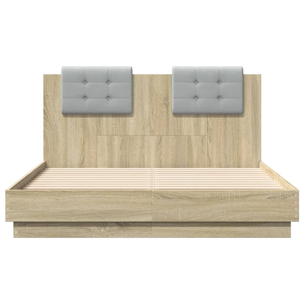 Bed Frame | Sonoma Oak | Engineered wood | Small Double | Bed Frame
