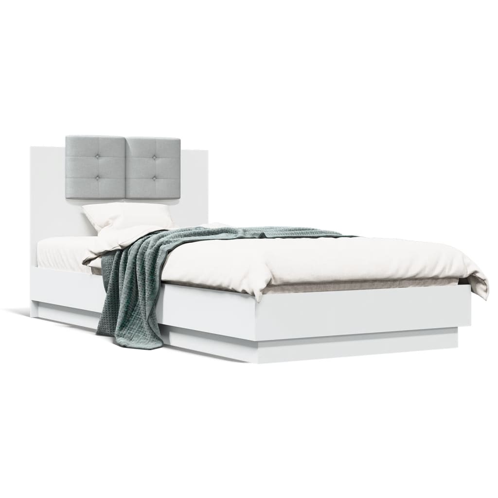 Bed Frame | White | Engineered Wood, Plywood | Small Single | Bed Frame