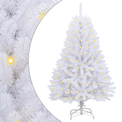 Artificial Christmas Tree White 120 cm PVC and Metal