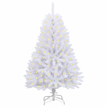 Artificial Christmas Tree White 120 cm PVC and Metal