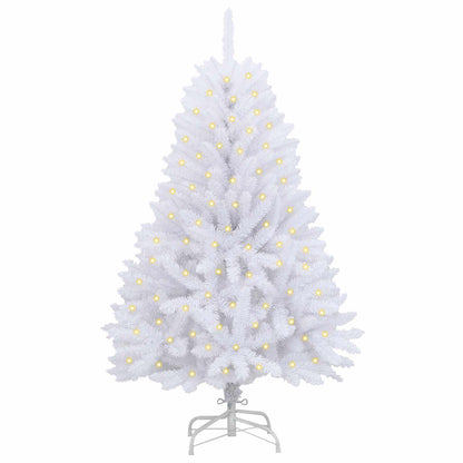 Artificial Christmas Tree White 150 cm PVC and Metal