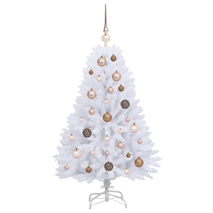 Artificial Christmas Tree White 68 x 68 x 120 cm PVC and Metal