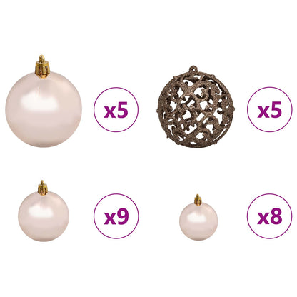 Artificial Christmas Tree White 68 x 68 x 120 cm PVC and Metal