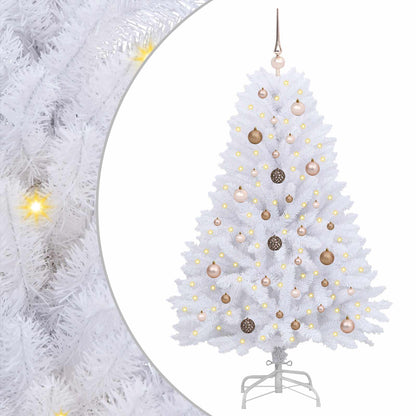 Artificial Christmas Tree White 80 x 80 x 150 cm PVC and Metal