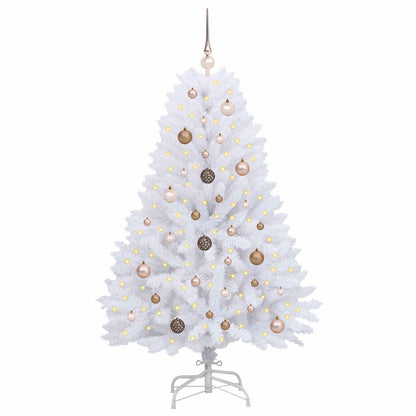 Artificial Christmas Tree White 80 x 80 x 150 cm PVC and Metal