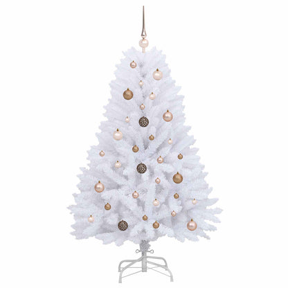 Artificial Christmas Tree White 80 x 80 x 150 cm PVC and Metal