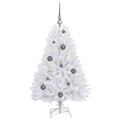 Artificial Christmas Tree 120 cm PVC and Steel White