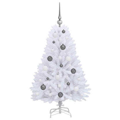 Artificial Christmas Tree 120 cm PVC and Steel White