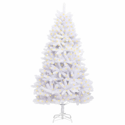 Artificial Christmas Tree White 180 cm PVC and Metal