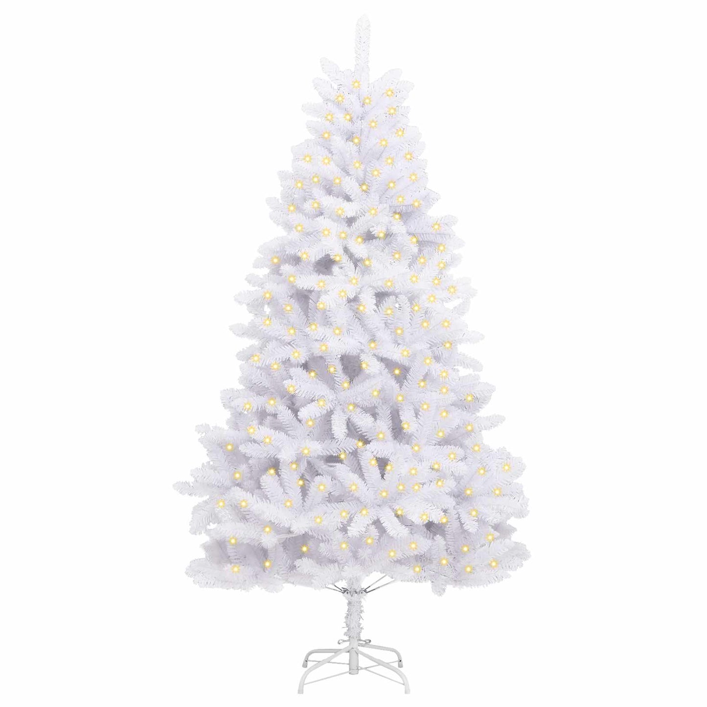 Artificial Christmas Tree White 270 cm PVC and Metal