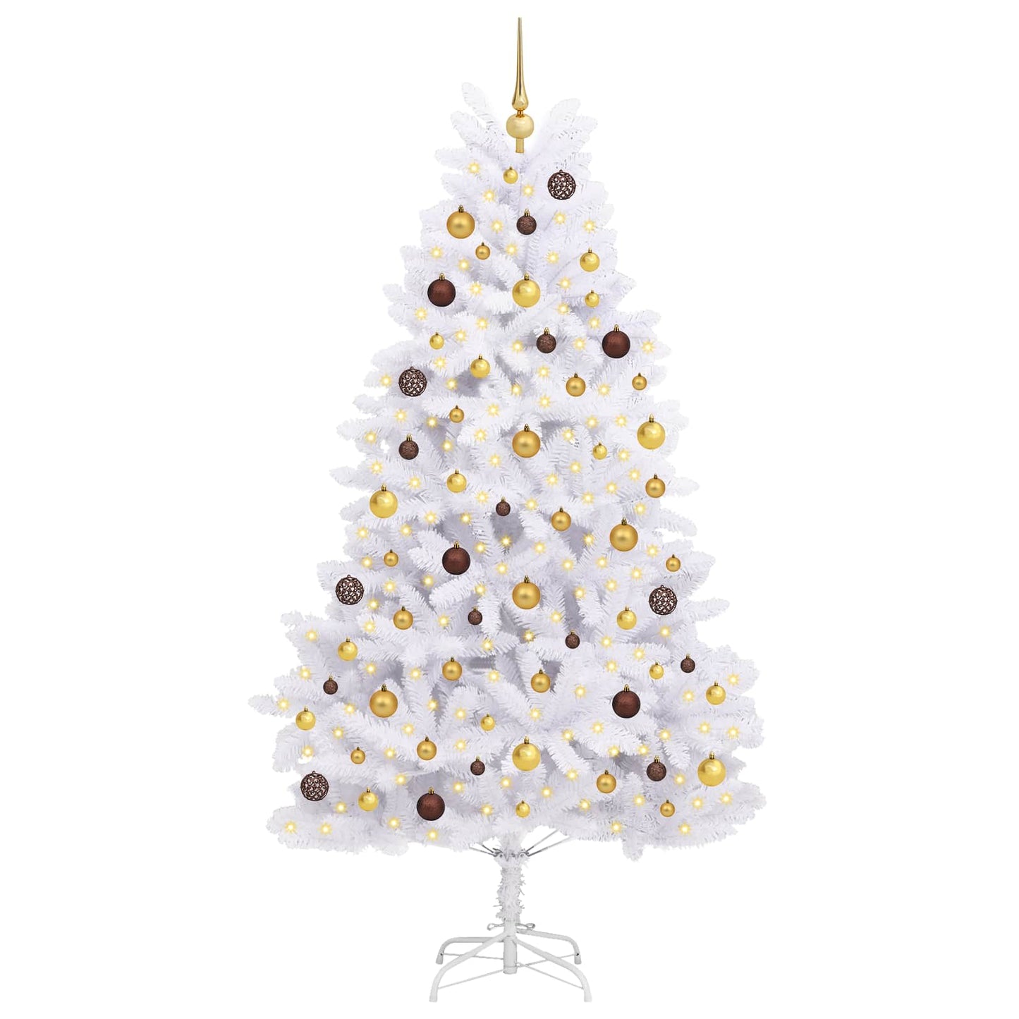 Artificial Christmas Tree White 106 x 106 x 210 cm