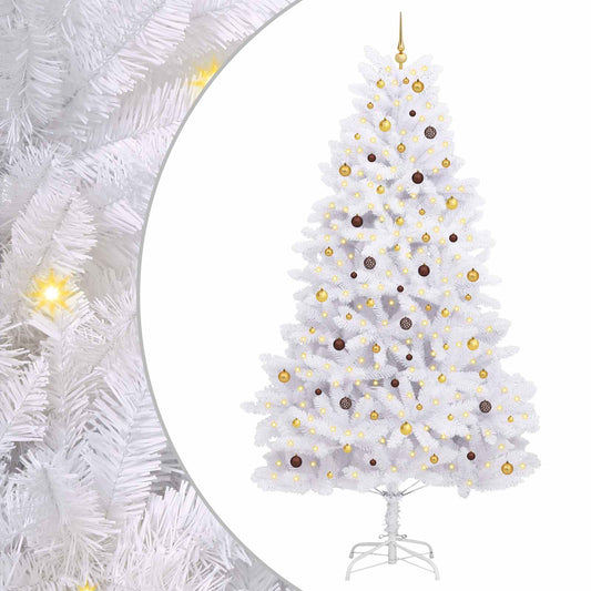 Artificial Christmas Tree 300 cm PVC and Steel White
