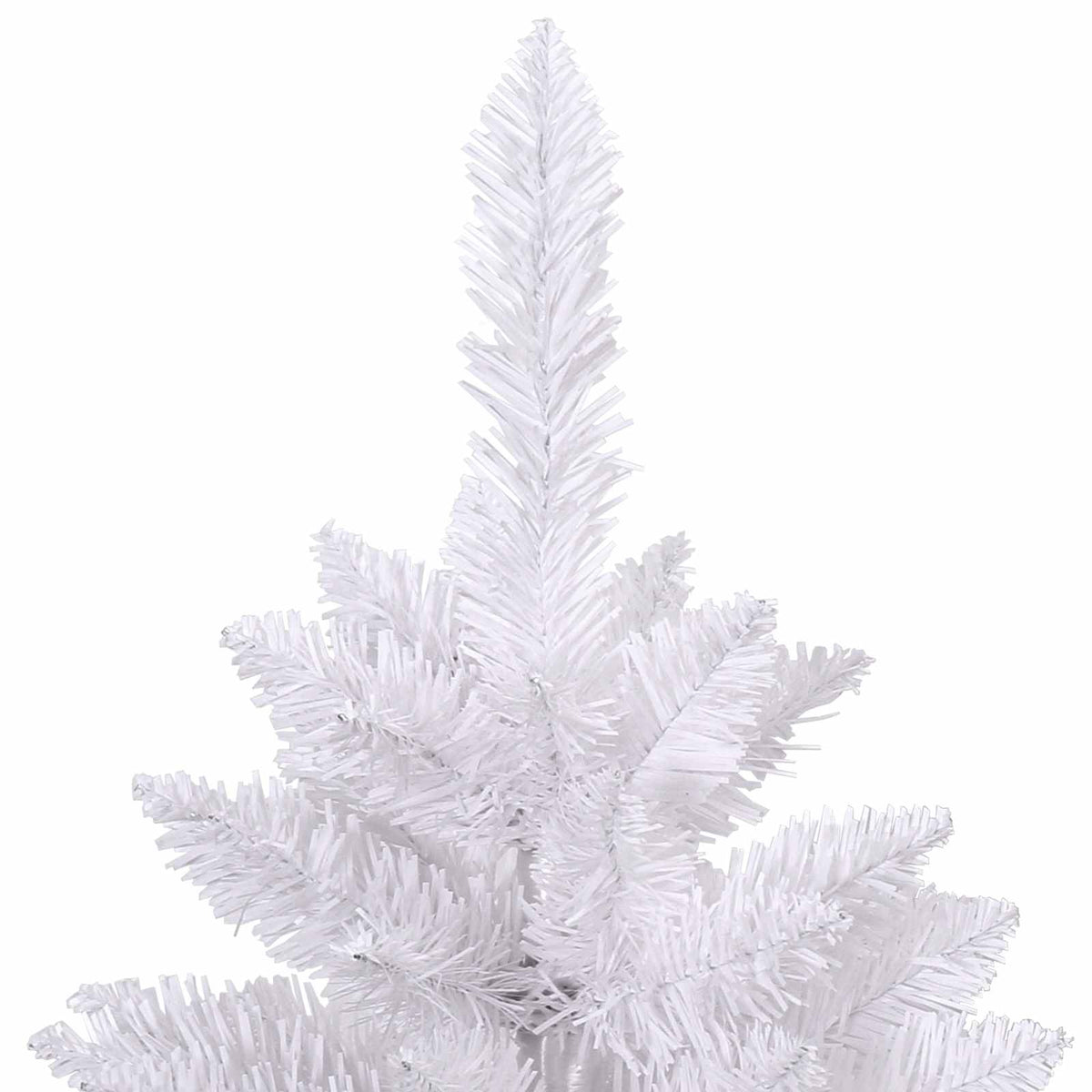 Artificial Christmas Tree 240 cm PVC and Steel White