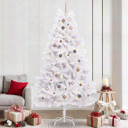 Artificial Christmas Tree 240 cm PVC and Steel White