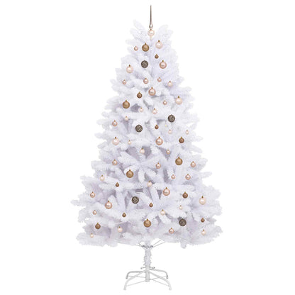 Artificial Christmas Tree 240 cm PVC and Steel White