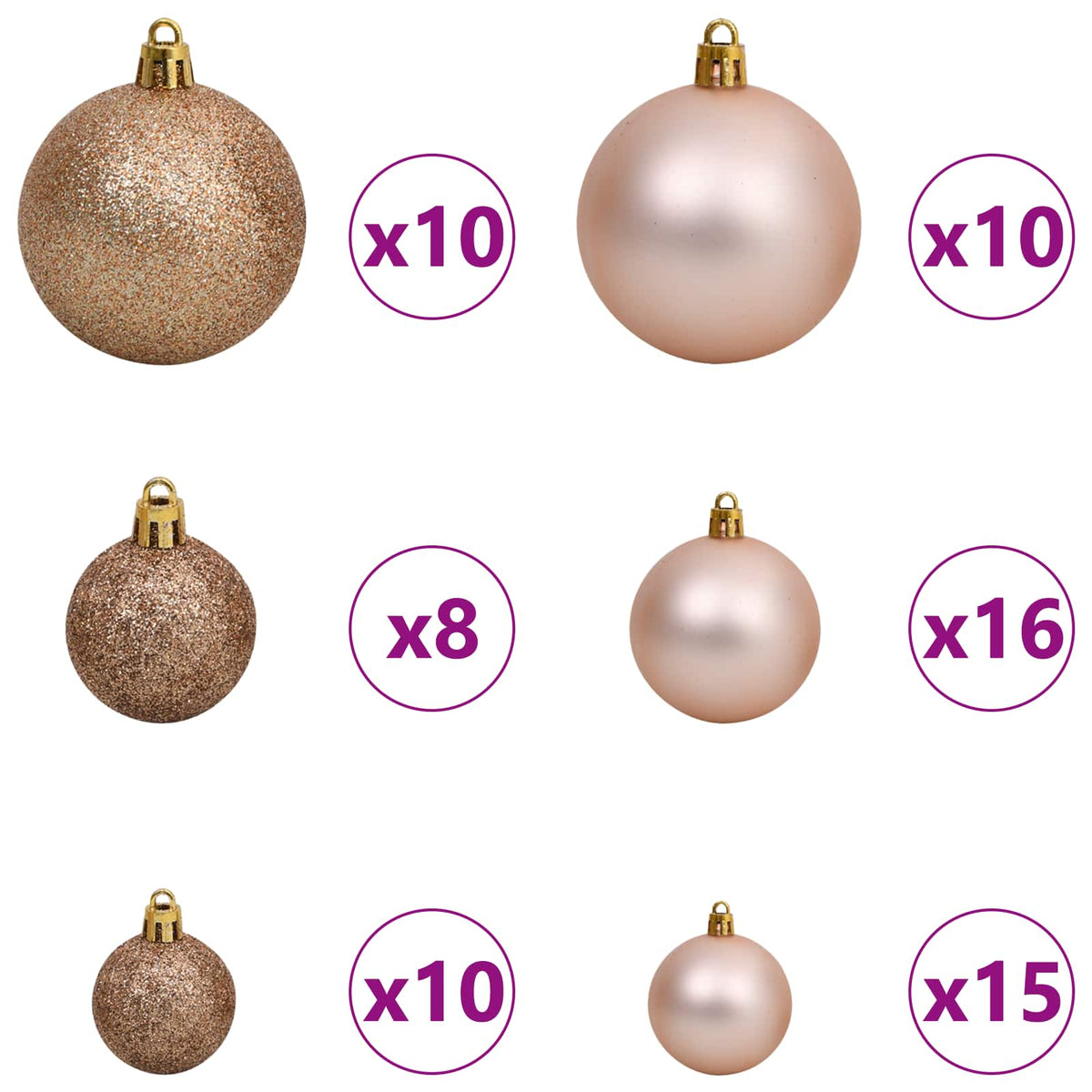 Artificial Christmas Tree 240 cm PVC and Steel White