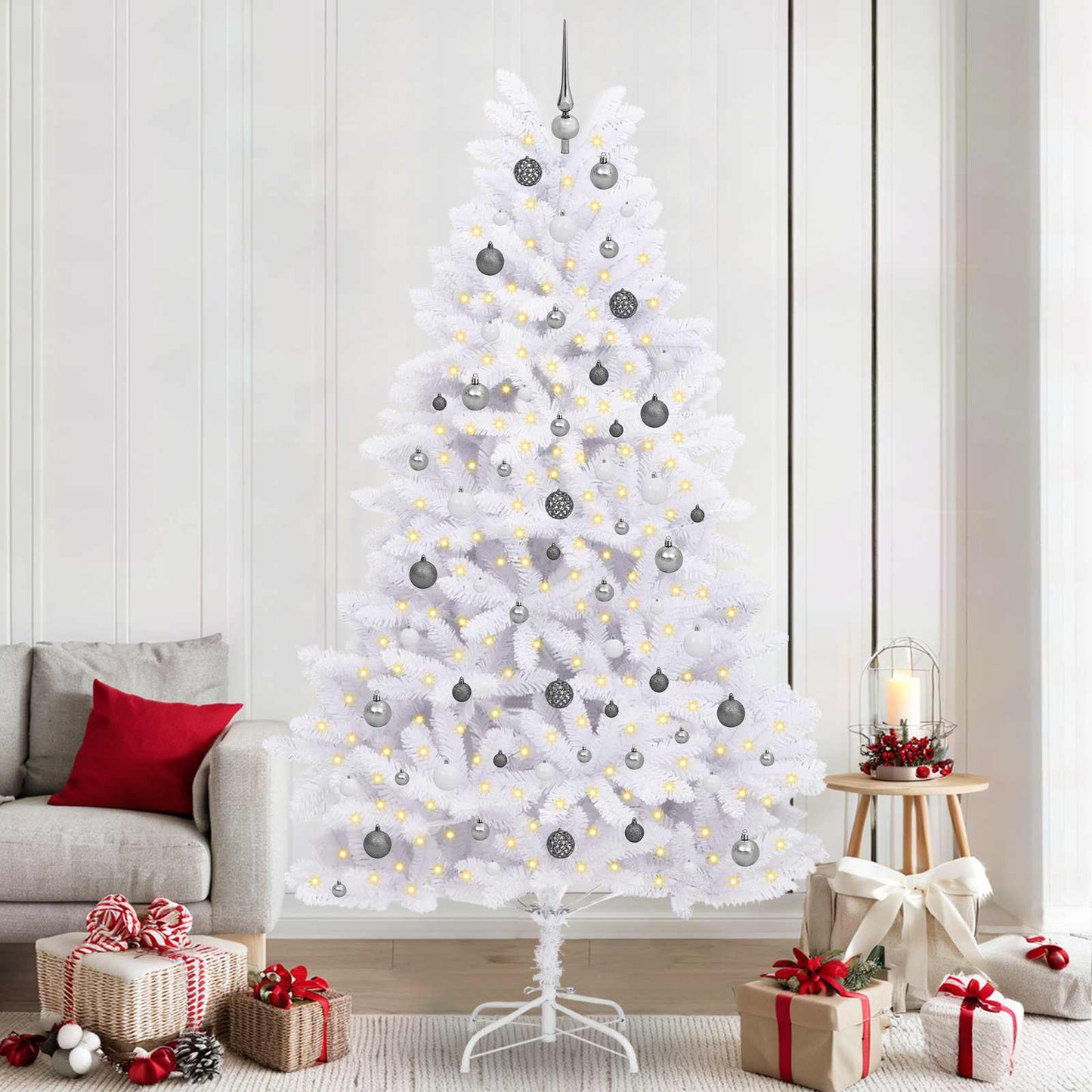 Artificial Christmas Tree White 120 x 120 x 240 cm