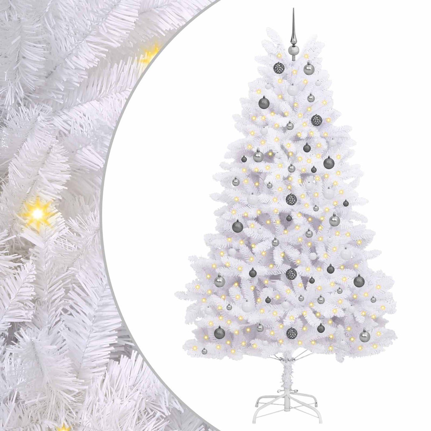 Artificial Christmas Tree White 120 x 120 x 240 cm