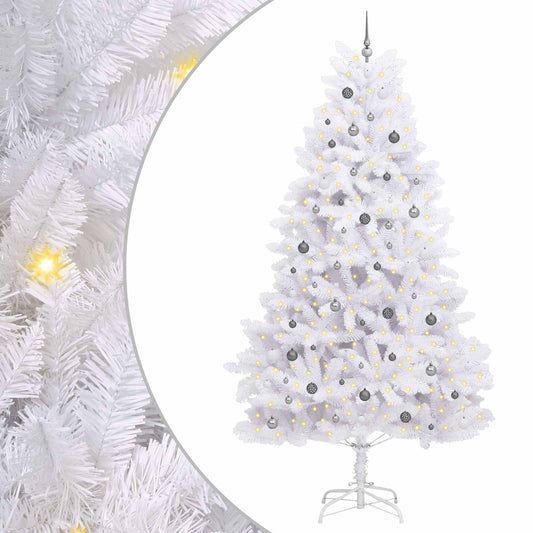 Artificial Christmas Tree 300 cm PVC and Steel White